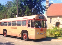 Vintage single deck bus for weddings in Tonbridge